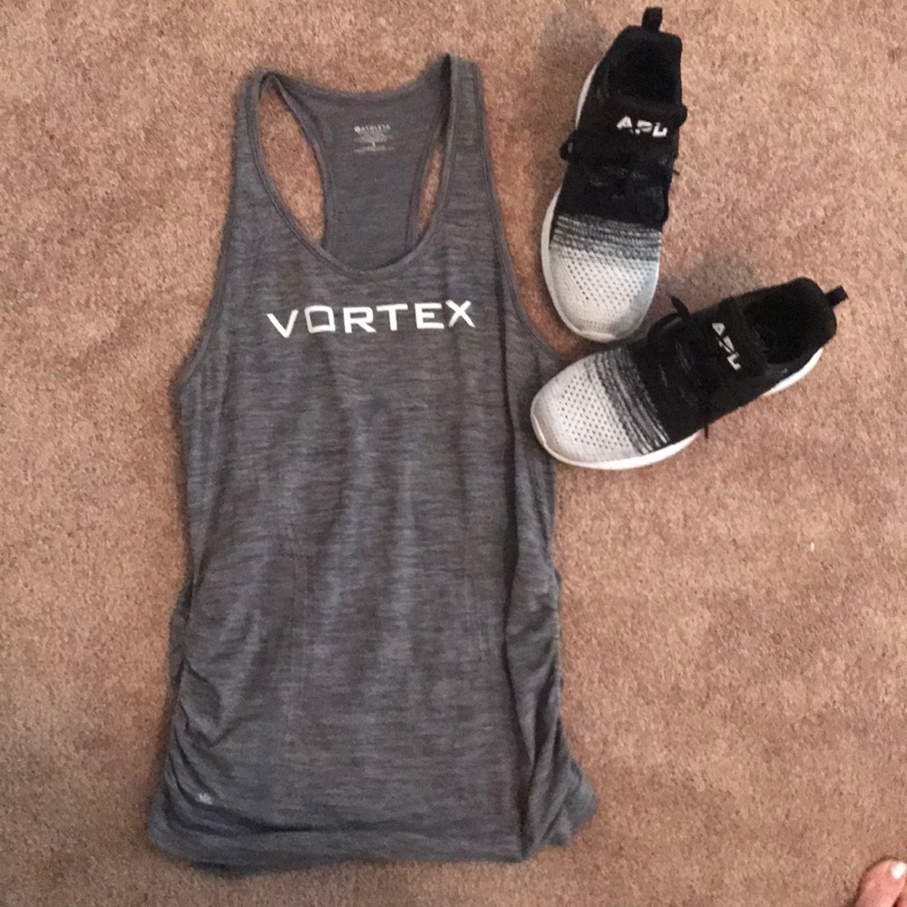 EUC Athleta tank from Vortex studio! Gray size S